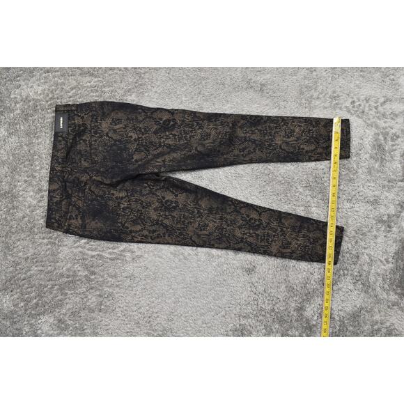 New Express Skinny Jeans Black Size 8R Cotton Blend Skinny Mid Rise - Picture 5 of 10